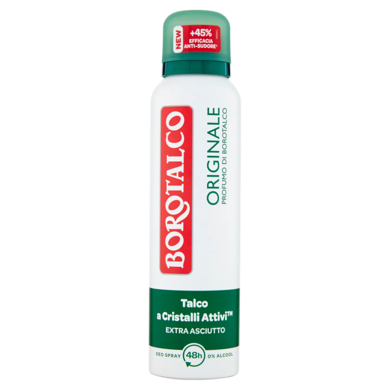 8002410045598 Borotalco Deo Spray Original New 150ml