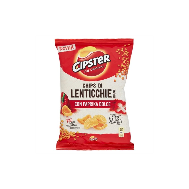 Cipster Di Lenticchie Rosse Con Paprika Dolce 80gr