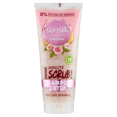 8720182280930 Unsilk Shampoo Scrub Rosa Per Cute Sensibile 200ml