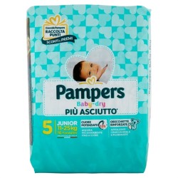 8001480305564 Pampers Baby-Dry 11-25kg New 16pz