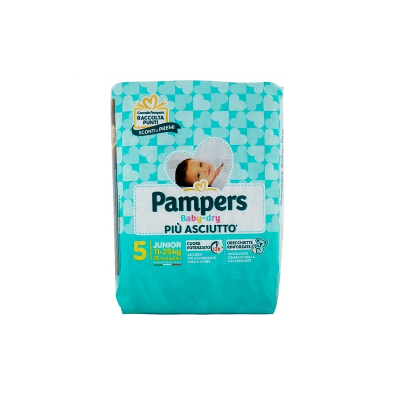 Pampers Baby-Dry 11-25kg New 16pz