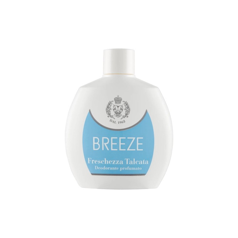 Breeze Deo Squeeze Freschezza Talcata New 100ml