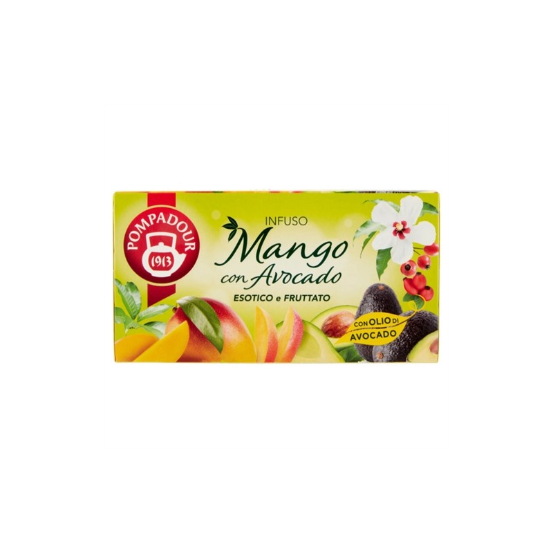 Pompadour Infuso Mango E Avocado 20 Filtri