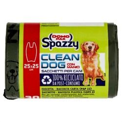 Domopak Clean Dog Sacchetti 25x25cm New 30pz