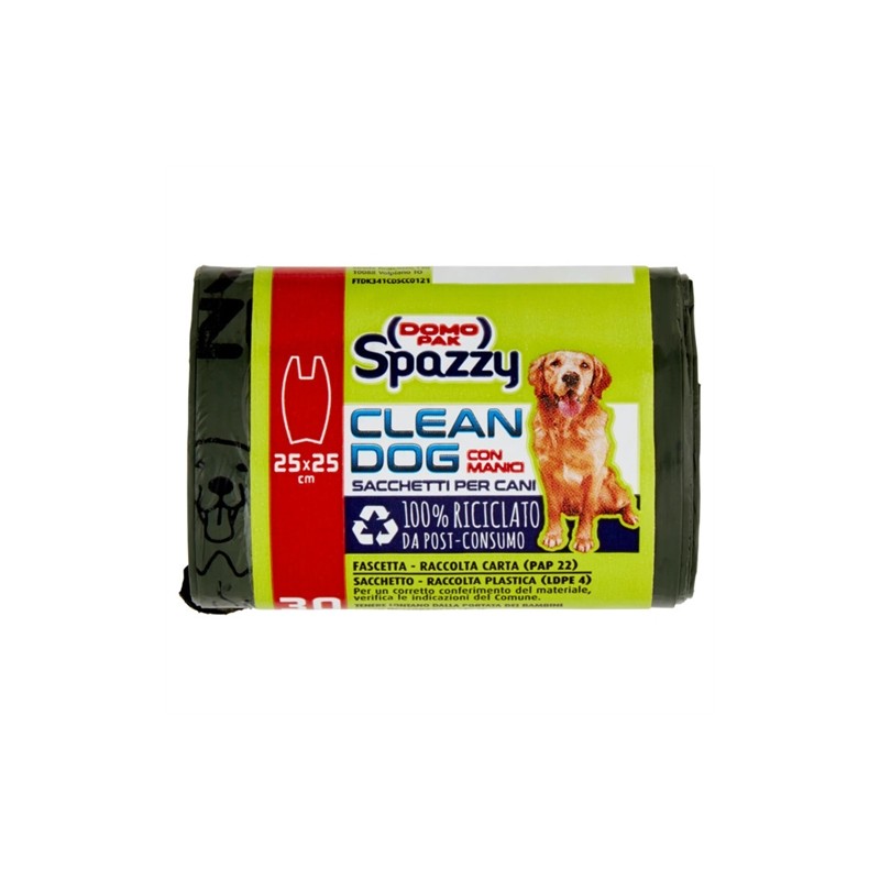 Domo Pak Spazzy Clean Cat, Sacchi per Lettiera e Lacci di Chiusura 10 sacchi