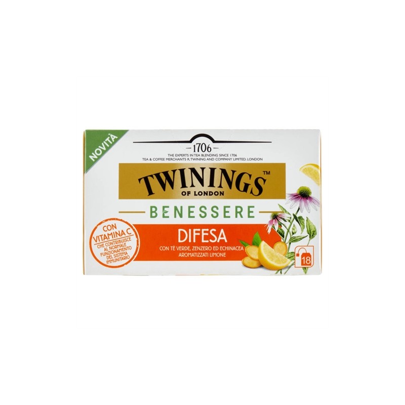 0070177100360 Twinings Benessere Infuso Difesa 18 Filtri 27gr