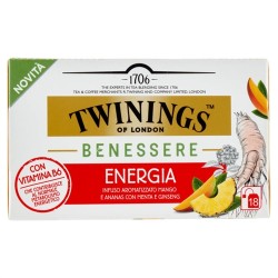 0070177100384 Twinings Benessere Infuso Energia 18 Filtri 27gr