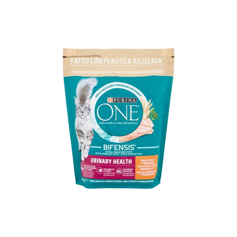 Purina One Cat Crocchette Urinary Health Pollo New 800gr