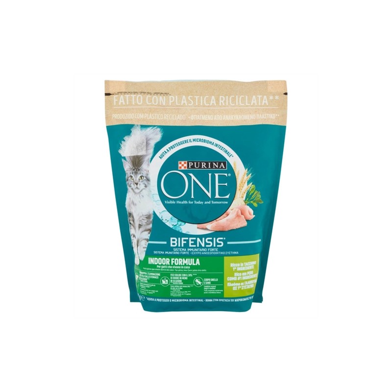 Purina One Cat Crocchette Indoor Tacchino New 800gr