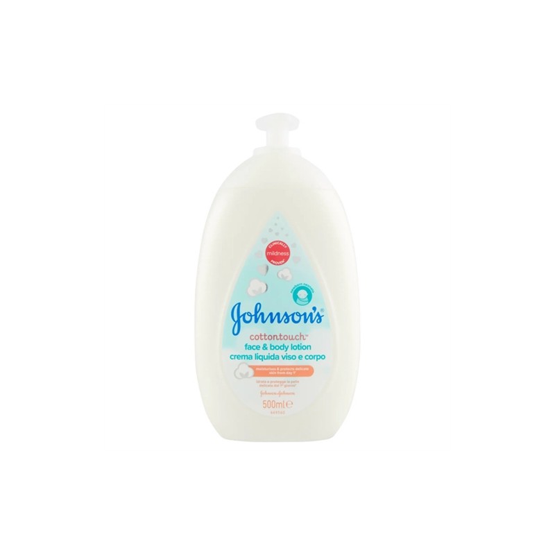 Johnson's Cottontouch Crema Liquido Viso E Corpo 500ml