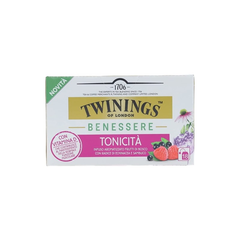 Twinings Benessere Infuso Tonicita' 18 Filtri