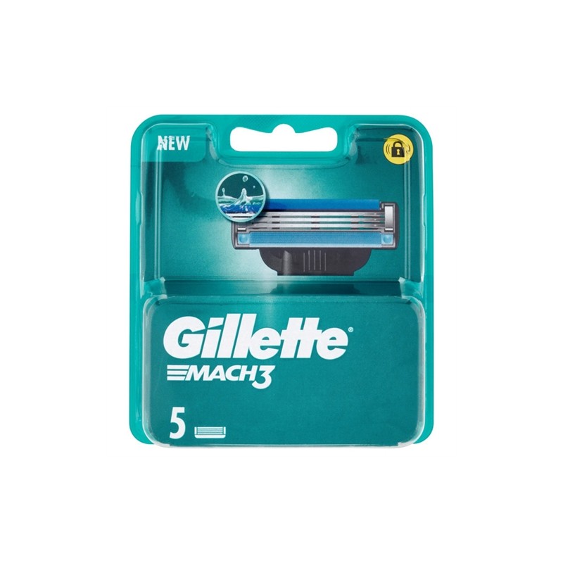 Gillette Mach3 Ricambi New 5pz