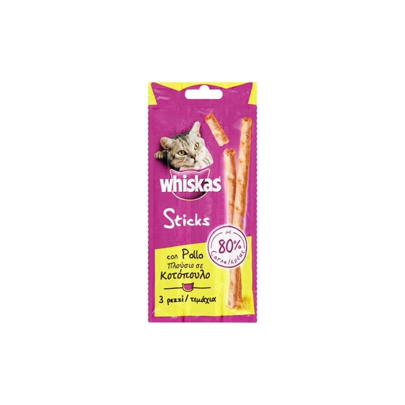 Whiskas Cat Sticks Pollo 18gr