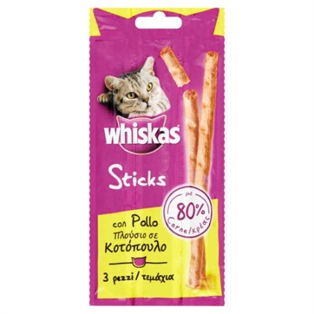 4008429046483 Whiskas Cat Sticks Pollo 18gr