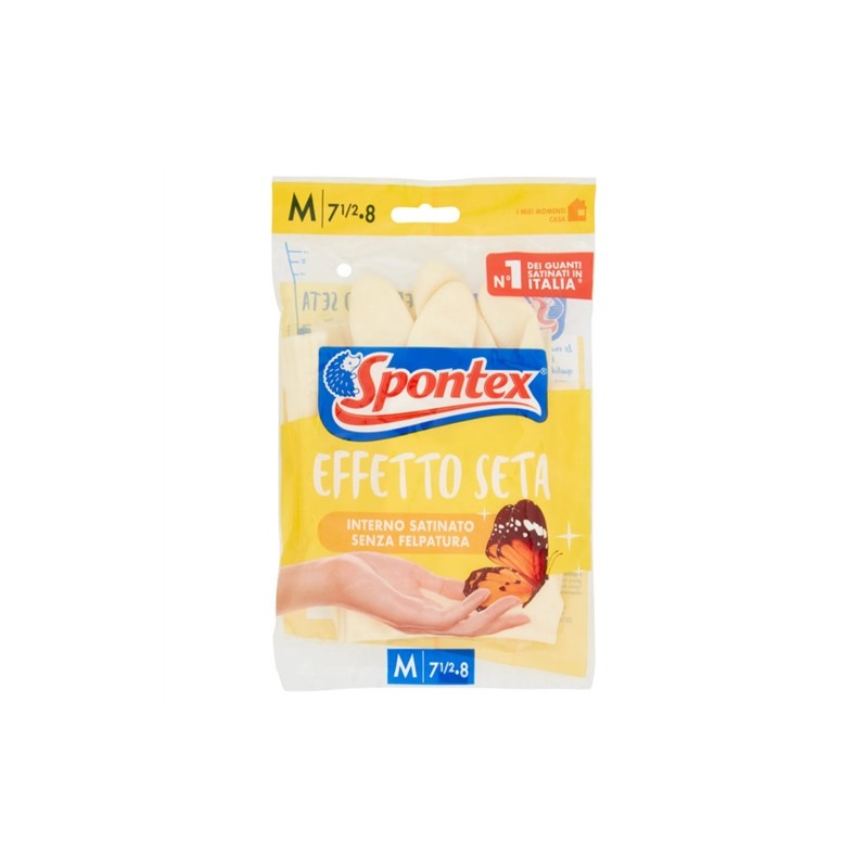 Spontex Guanti Silky Misura Medium New 1pz