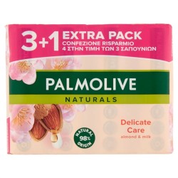 Palmolive Sapone Carezza Delicata Con Latte Di Mandorla 4x90gr