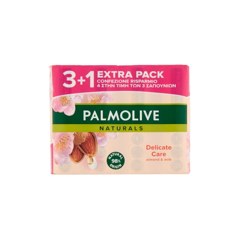 Palmolive Sapone Carezza Delicata Con Latte Di Mandorla 4x90gr