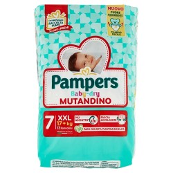 Pampers Baby Dry Mutandino Xxl New 13pz