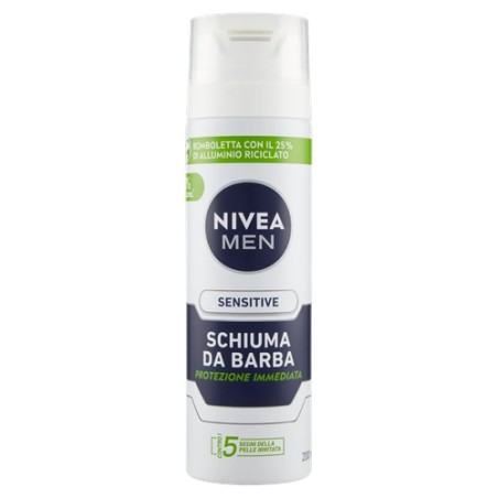 4005900619365 Nivea Men Schiuma Da Barba Sensitive New 200ml