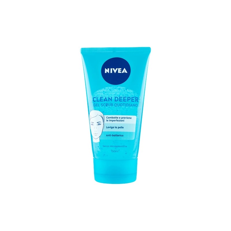 Nivea Clean Deeper Gel Scrub Quotidiano New 150ml