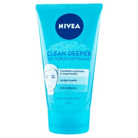 4005800096068 Nivea Clean Deeper Gel Scrub Quotidiano New 150ml