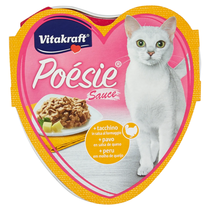 Vitakraft Cat Poesie Tacchino e Formaggio 85Gr