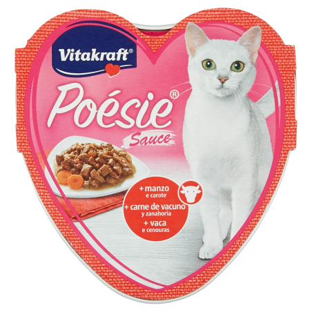 4008239313294 Vitakraft Cat Poesie Manzo e Carote 85Gr