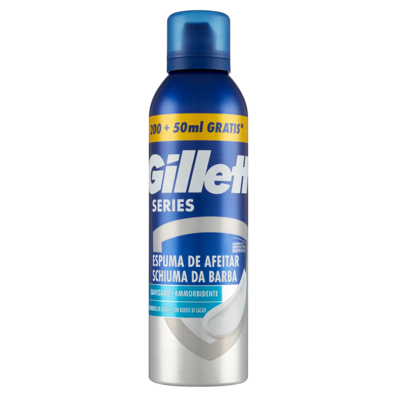 Gillette Series Schiuma Da Barba Rivitalizzante 200+50ml