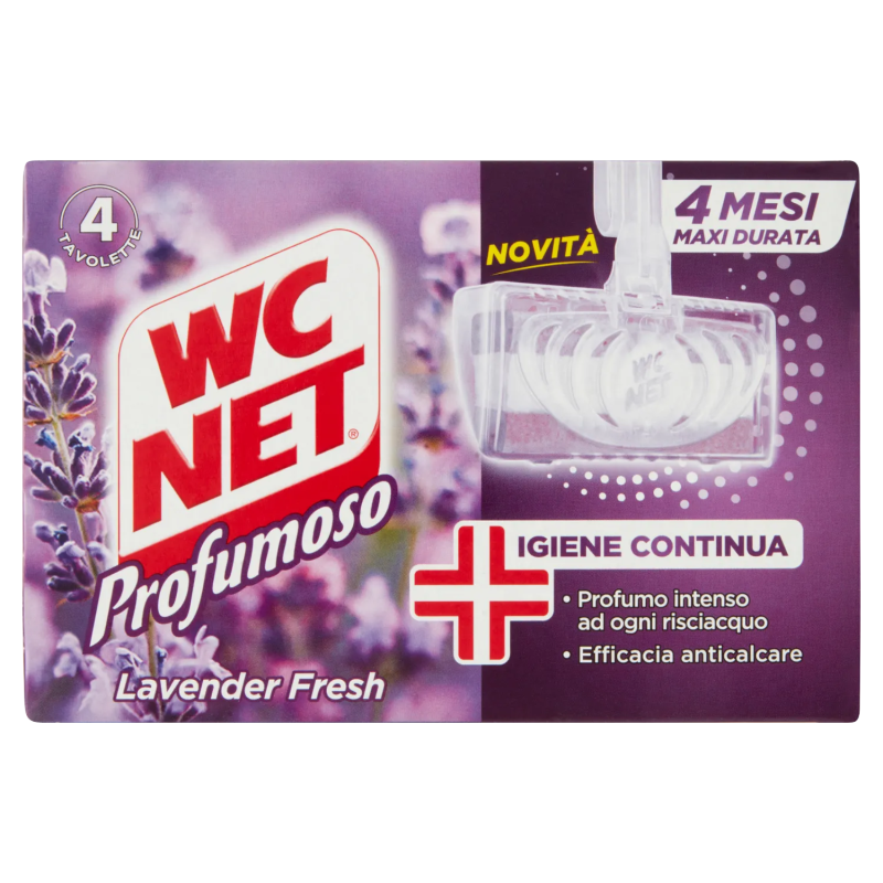 Wc Net Tavoletta Lavanda 4pz