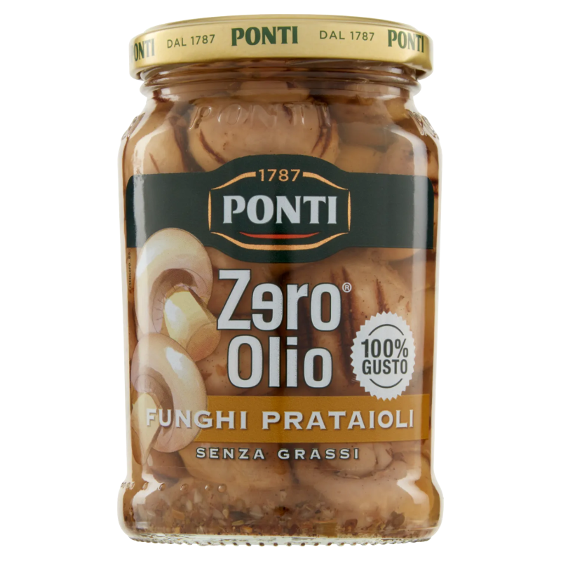 Ponti Zero Olio Funghi Prataioli 300gr