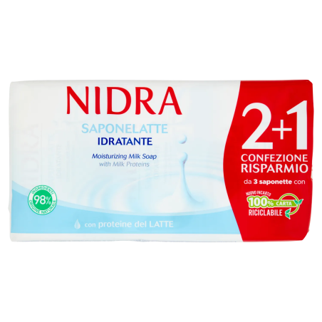 8003510034406 Nidra Sapone Solido Idratante New 3x90gr