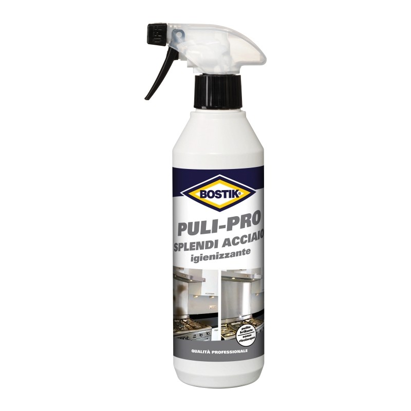 Bostik Puli-Pro Splendi Acciaio Igienizzante Spray 500ml