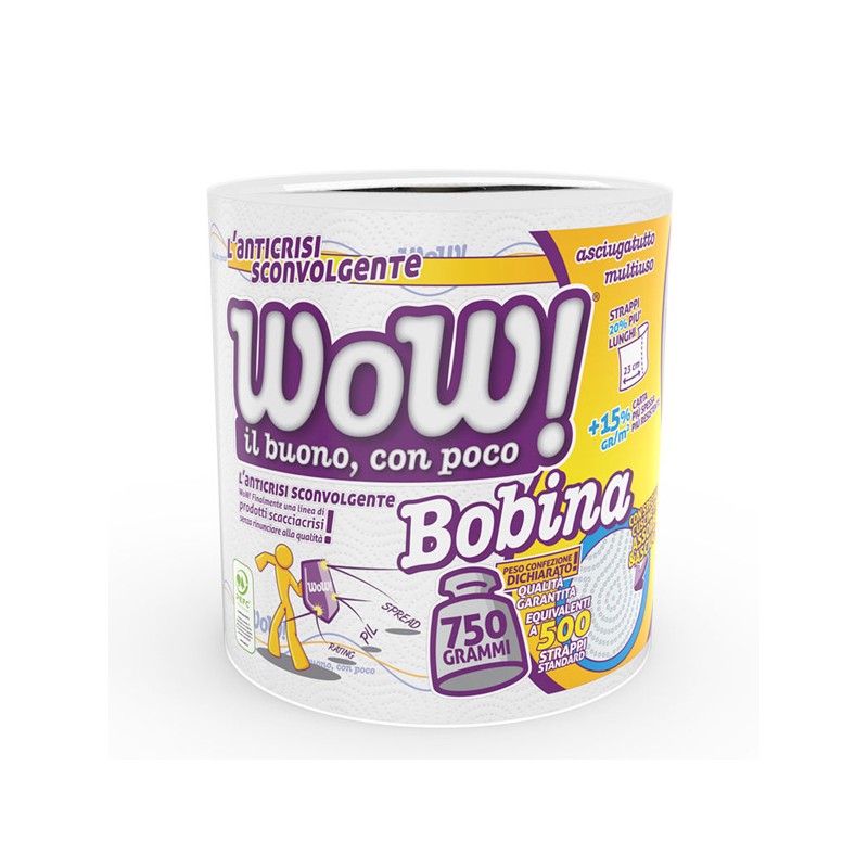 8007091004841 Wow Bobina 500 Strappi New 1pz