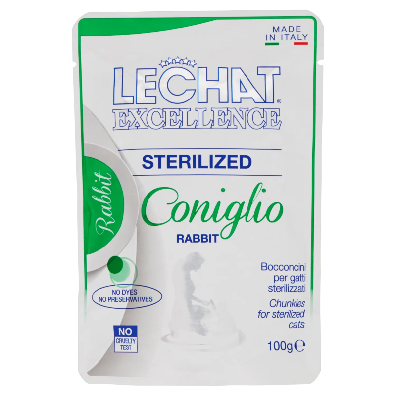 Le Chat Excellence Sterilized Coniglio 100gr