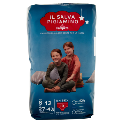 8001480305700 Pampers Il Salva Pigiamino 8/12 Anni Unisex 9pz