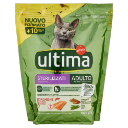 Ultima Cat Crocchette Adult Sterilizzato - Salmone 440gr