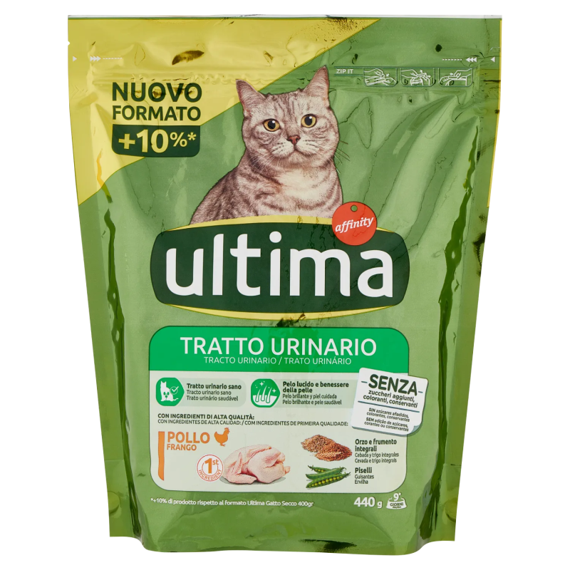 8059149429977 Ultima Cat Crocchette Tratto Urinario - Pollo E Riso 440gr