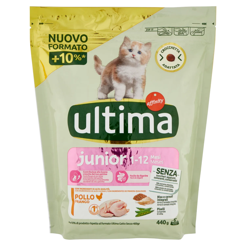 Ultima Cat Crocchette Junior 440gr