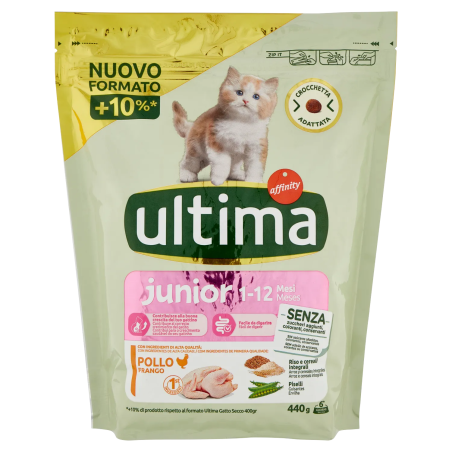 8059149430065 Ultima Cat Crocchette Junior 440gr