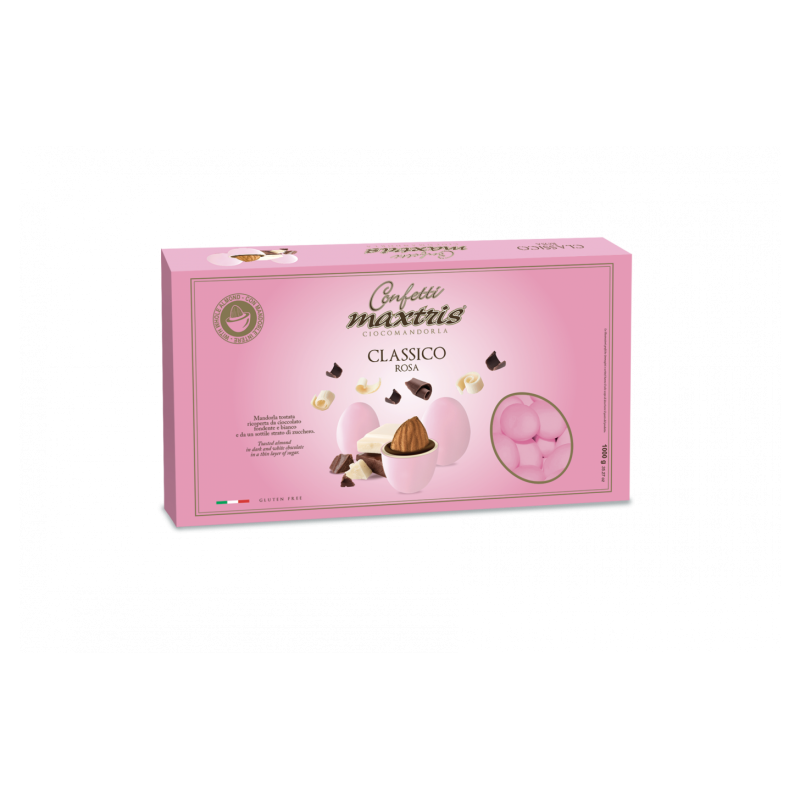 Maxtris Confetti Ciocomandorla Rosa 1000gr