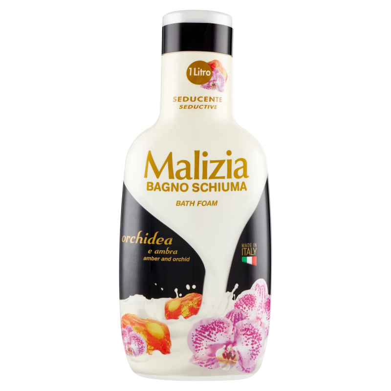 Malizia Bagno Schiuma Orchidea e Ambra 1000ml