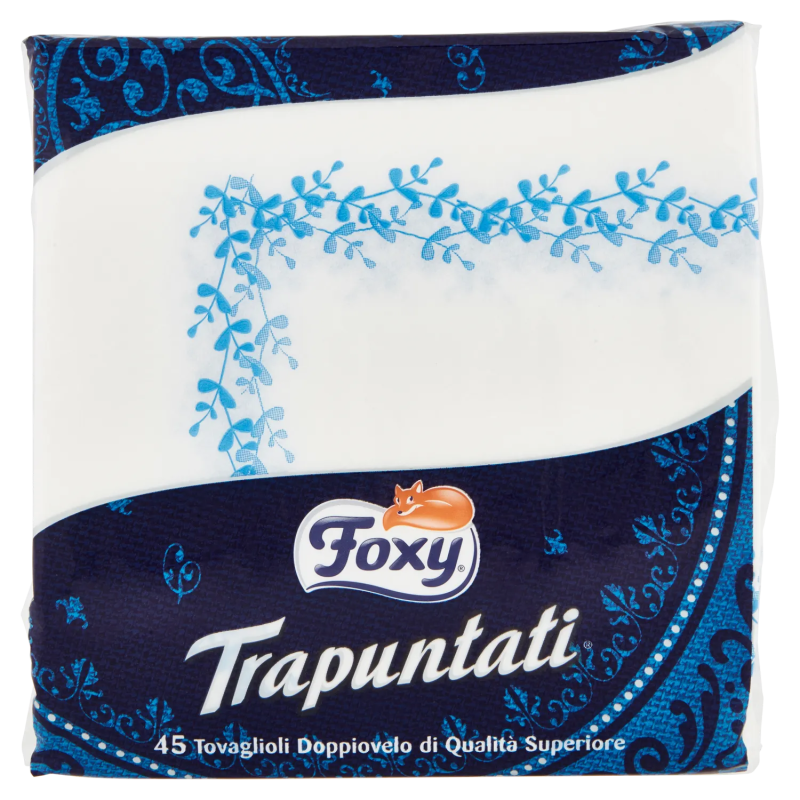 Foxy Tovaglioli Trapuntanti 40x40cm 2 Veli 45pz