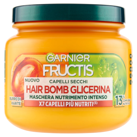 3600542542470 Fructis Hair Bomb Glicerina Maschera Capelli Secchi 320ml