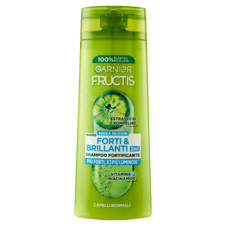 3600542543392 Fructis Shampoo Capelli Normali Forti E Brillanti New 250ml