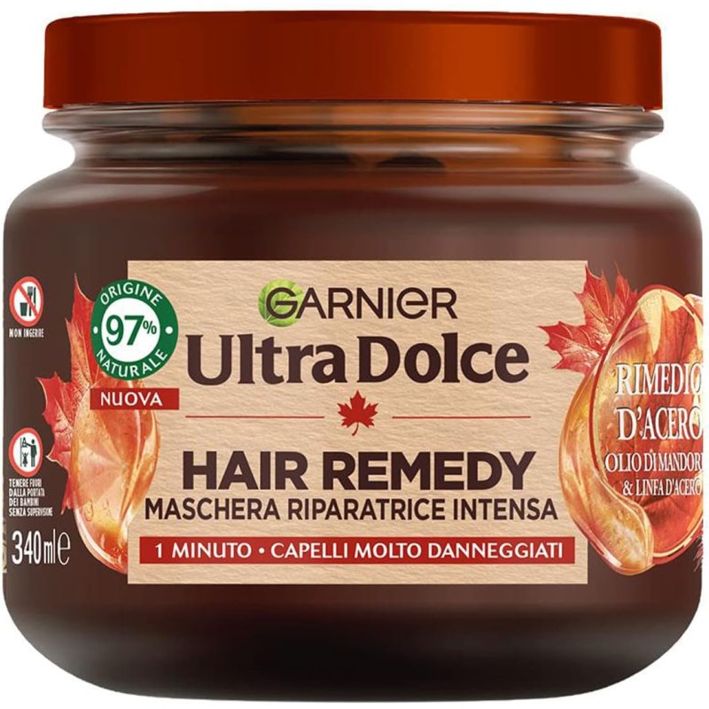 3600542509909 Ultra Dolce Maschera Hair Remedy Rimedio D'Acero 340ml