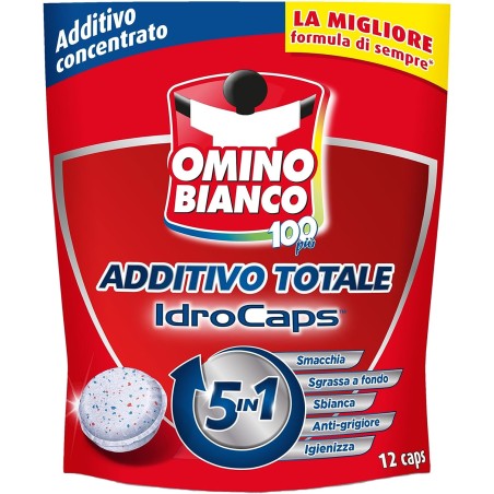 8003650022004 Omino Bianco Additivo Idrocaps Azione Totale 12pz