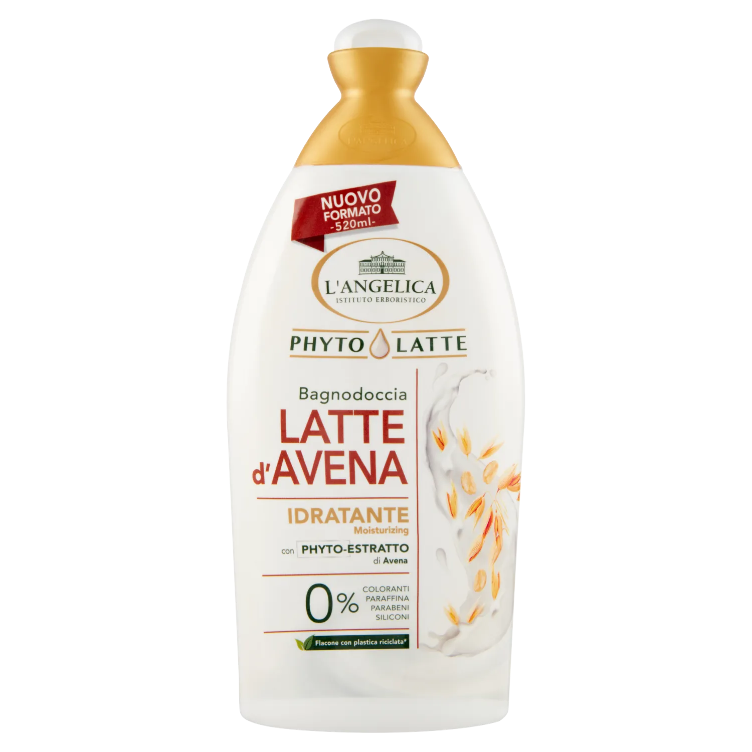 L'angelica Phyto Latte Bagno Doccia Latte D'avena 450ml