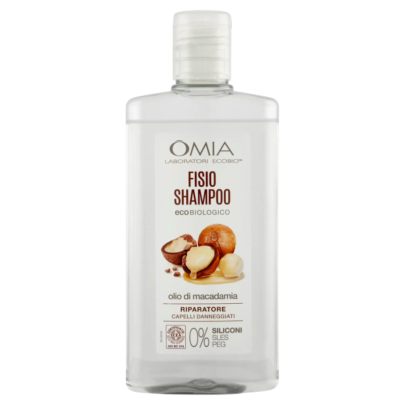 8021983812666 Omia Fisio Shampoo Olio di Macadamia 200ml