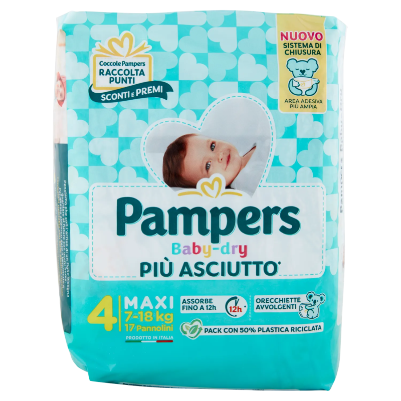 Pampers Baby-Dry 7-18kg New 17pz