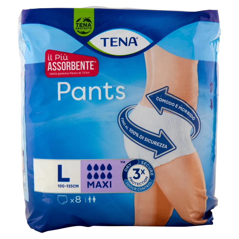 Tena Pants Maxi Large 8pz